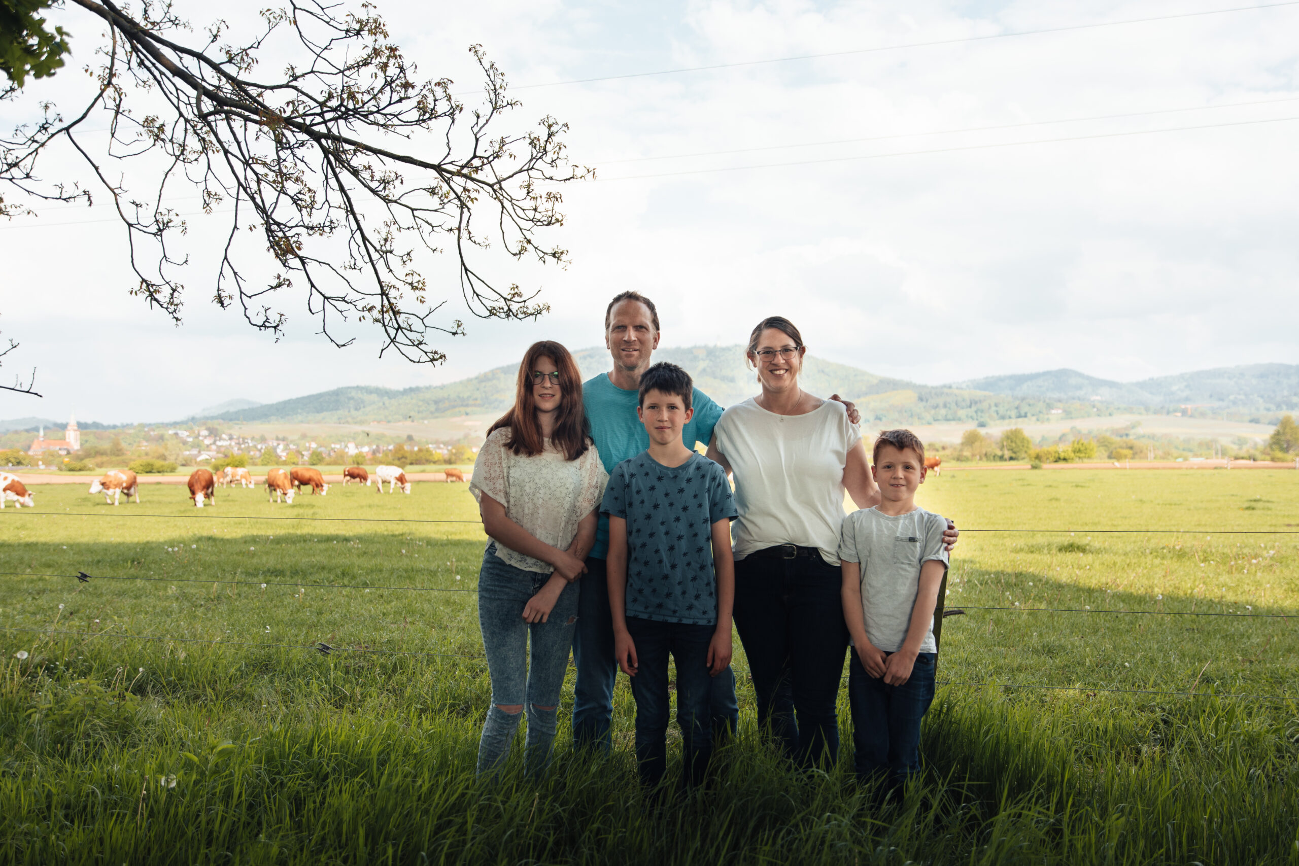 Gabriel Hurst und seine Familie, Betriebsleiter St. Vinzenzhof